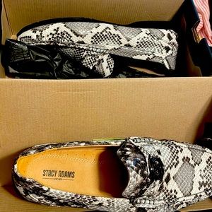 Stacy Adam crocodile leather shoes
